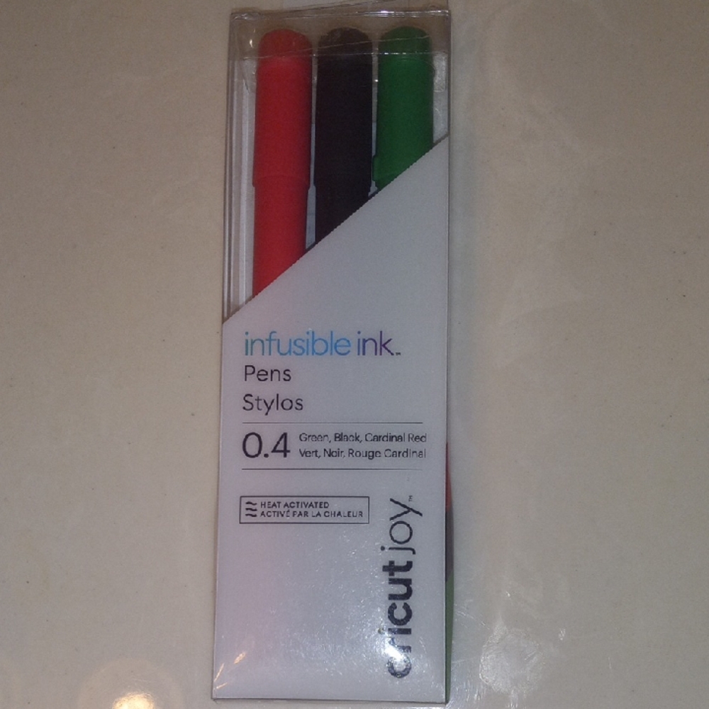 Cricut Joy Infusible Ink Pens - Red, Black, Green (0.4mm Point)
